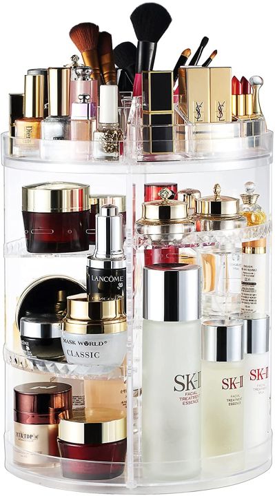 Cosmetics Makeup Organizer 3D Rotating 360