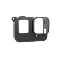 (Not a Camera) For Insta360 Ace Pro PULUZ Body Silicone Protective Case with Lens Cap (Black). 