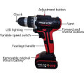 PRIDE LION Lithium Cordless Drill & Screwdriver 21V - Double Battery - Two Speed Brush less Motor. 