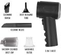 Legacy Deals 3 in 1 Rechargeable Vacuum Cleaner and Air Blower| Portable Cordless Handheld Mini Vacuum Cleaner| Powerful Strong Suction 120W High Power Microscopic Dust Cleaning Tool Machine from Windows, Sofa, Carpets, Car Interior, Keyboard, Home office. 