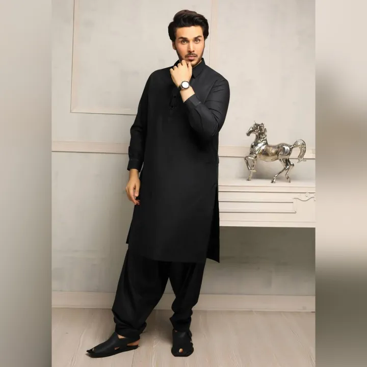 Special%20100%25%20Pure%20Cotton%20Black%20Unstitched%20Suit%20Men%20-%20Image%202