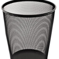 Dustbin wire mesh black. 
