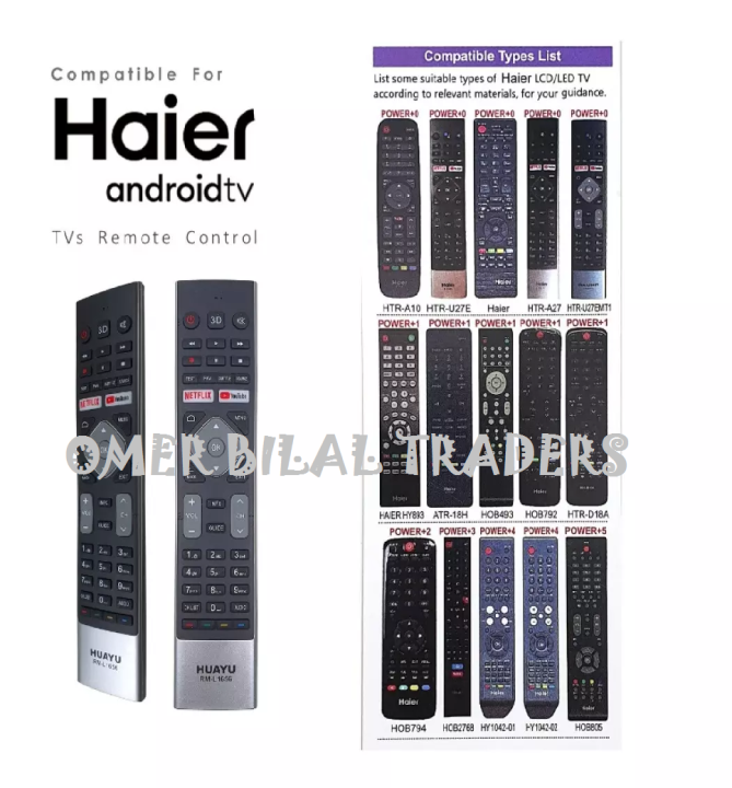 HAIER%20Smart%20LED%20TV%20Remote%20control%20With%20Netflex%20&%20Youtub%20Button%20-%20Image%203