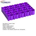 Goldfish Cookie Cutter 25-cavity Mini Fish Biscuit Cutter Mold for Animal Food-grade Baking Tool for Fish-shaped Treats Perfect for Mini Fish Biscuit Cutters. 