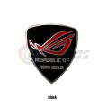 ASUS ROG Player Metal Logo Sticker Belief Sticker Phone Sticker Computer Case Sticker Black/White. 