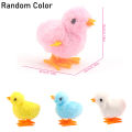 1 Pcs Pet Cat Toys Jumping Walking Hopping Cartoon Plush Chicken Toy Size Approx. 4 Inch - Pink. 
