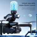 Remote Control Drone K11 Drone with Three camera Brushless WiFi FPV Headless Mode Altitude Hold Gesture Photo Video Flight Children's Water Bomb Toys Foxen. 