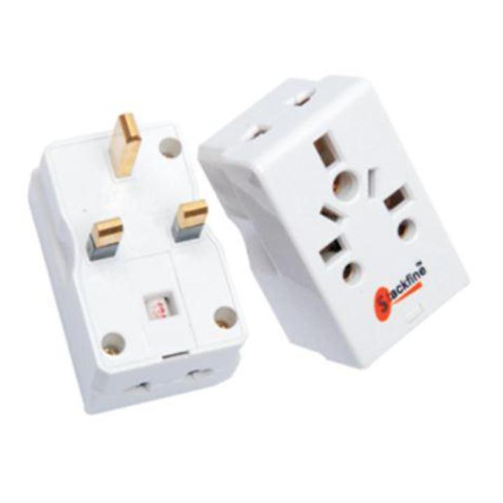 3 Pin Multi Plug - 13amps - Anti Shock Prof Durable Plug for multiple ...