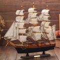 Popular Wooden Sailing Boat Mediterranean Sailing Ship Furnishing Art Home Decor. 