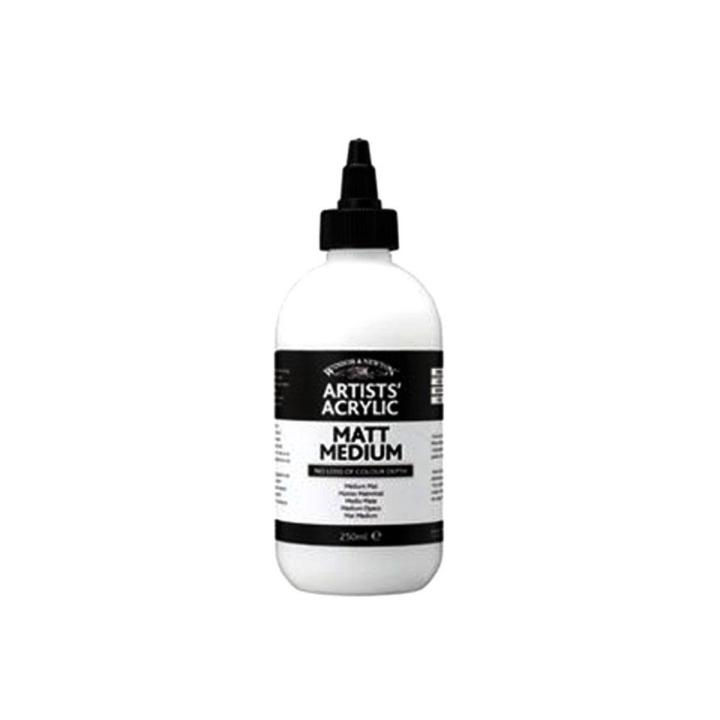 Winsor Newton Artists Acrylic Matt Mediums 250ml