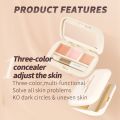 Blemish Palette, Imperfections, Judydoll Tri-Color, Concealer, Spots, Acne Scars, Covered Tear Trough Filler. 