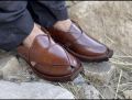 Norozi Kheri AKA Nawabi Kheri - Hand Crafted Brown Shine Quetta Norozi Chappal With Double Sole - Hand Made Footwear Pure Leather - Norozi kheri for men. 