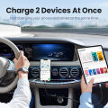 UGREEN 30W Car Charger Dual Port QC 4.0 3.0 Fast Charging For iPhone 16 15 Xiaomi Huawei Samsung Supercharge Type C Charger. 