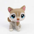 LPS pet shop toys Original animal PERSIAN YELLOW cat cute kitty with green eyes lovely anime toys for kids. 
