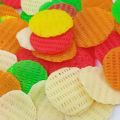 Al-barkat Foods 3D Fryums Best Mix Fryums Ready-to-Fry Papad Snacks Food pappad Pack of 100 Grams. 