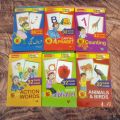 Urdu Alphabets,Counting 123,Capital Alphabet ABC, Action Words,Small alphabets,Birds & Animal,Learning Flash Cards Medium Size For Kids. 
