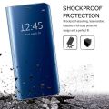 Samsung Galaxy S6 Edge Clear View Standing Cover - Black. 