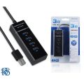 Multi USB Hub 3 Ports + Card Reader 2.0 Hub Combo High Speed USB Splitter All In One USB Adapter For SD/TF/MMC/M2/MS/MS. 