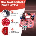 0-30V 2mA-3A Adjustable DC Regulated Power Supply DIY Kit Short with Protection. 