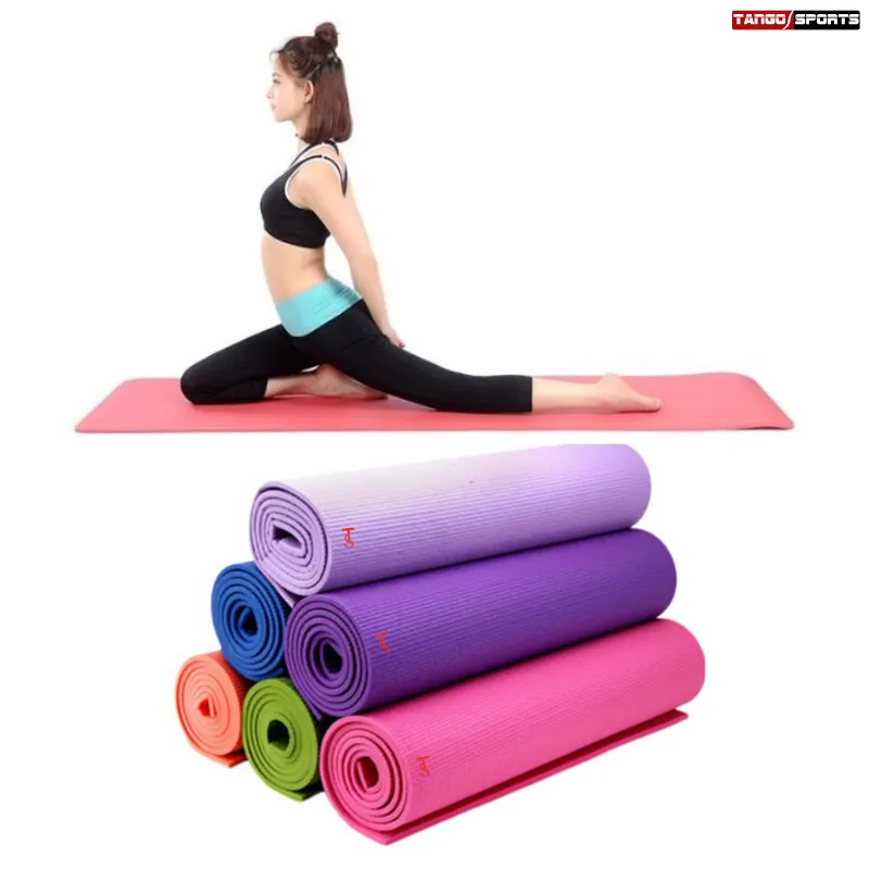 2kg Rubber Dumbell Pair with Jump Rope and 4mm Exercise Yoga mat