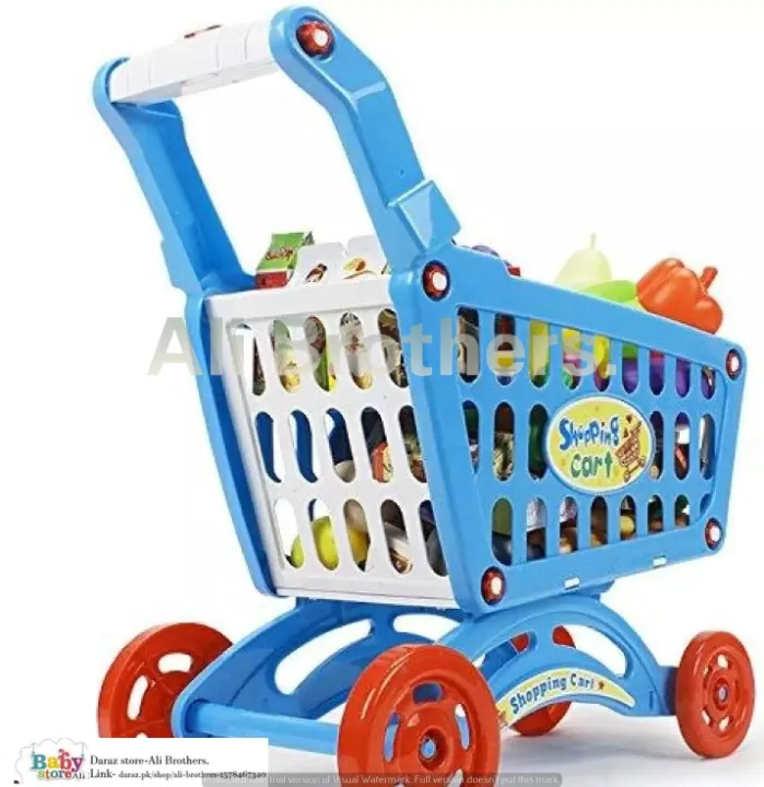 19"%20Mini%20Shopping%20Cart%20with%20Full%20Grocery%20Food%20Toy%20Play%20set%20for%20Kids%20Imported%20Made%20-%20Image%203