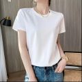 Premium Quality Basic Cotton Tshirt For Girls and Womens. 