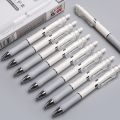 M&G Simple Retractable Gel Pen 0.5mm Black Ink Signature Pen Office Supplies.