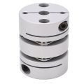 Motor Shaft Double Coupling 40mm Hub Disc Double Diaphragm Shaft Coupler. 