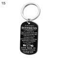 Fashion Letter Husband Wife Girlfriend Boyfriend Tag Pendant Necklace Keychain. 