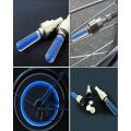 2 Pcs LED Flash Waterproof Bicycle Accessories Wheel Tyre Tire Valve Caps Neon Night Light Bulb for Bike Car Motorcycle. 
