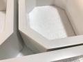 Octagon Shelves set of 3 Floating shelve wall décor - Shelf for Living Room, Drawing Room and Kitchen. 