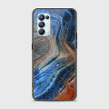 Oppo_Reno 5 Pro 5G Cover - SkinLee HQ Infinity Glass Case (Soft) - Agate Vivid Marble - SKINLEE-116-1-1021-709. 