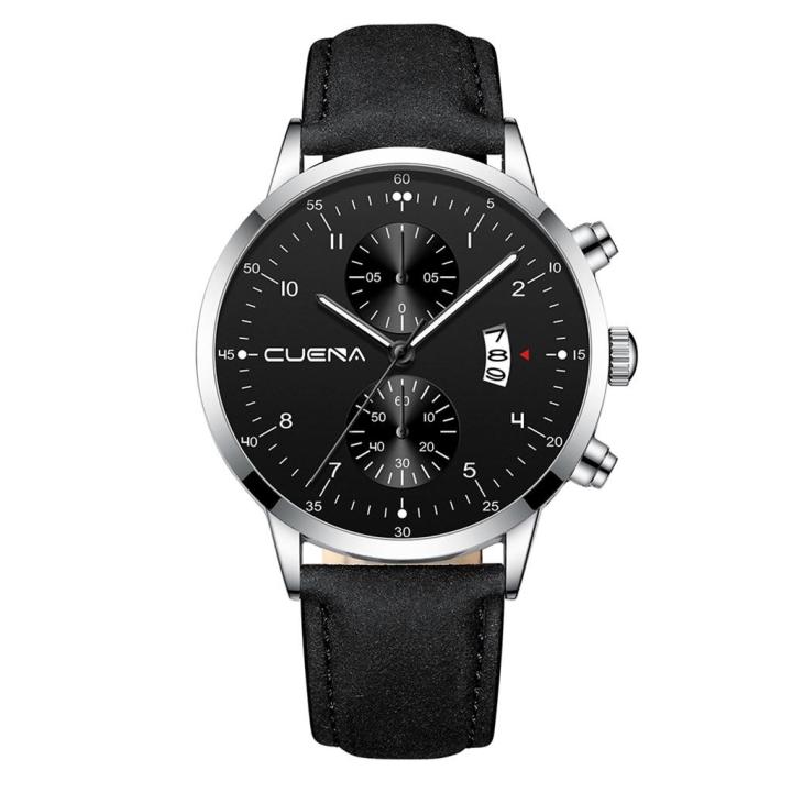 CUENA%20Men's%20Business%20Leath%20Belt%20Watch%20Three%20Eyes%20Six-Piece%20Calendar%20Quartz%20Watch%20-%20Image%203