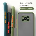 Silicone hard phone case NFC Me3 Pro Poco X Xiaomi Mi n shockproof back cover The skin of the Poko X3pro X3nfc X 3x feels matte. 