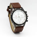 Foreign trade fashion simple men's watches, belt men's watches, casual business sports men's watches, student watches one piece dropshipping. 