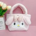 Kawaii Cinnamoroll Sanrio Plush Bag My Melody Anime Handbags Doll Kt Cat Purin Dog Cute Kuromi Plushie Backpack For Girls. 