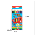 12 PCS|Pac of 12 Bicolor, 24 colors 2 in 1 | 24 Double Sided Pencil Colors | Multicolor Premium Quality | Artistic Colors for Kids | Ideal for coloring, drawing, and sketching | IMPORTED Includes Silver & Gold- Colour- Stationery. 