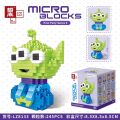Disney Movie Toy Story 4 Building Blocks Buzz Lightyear Woody Action Model Figures Bricks Toys for Children Kids Chrismas Gifts. 