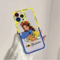 【Pizazzazz】 Ukraine Flag girl Pattern Phone Case for iPhone 11 12 13 Mini Pro Max 14 Pro Max Case shell. 