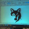 New trending wolf sticker for bike chain cover | jfr | jfr sticker zone | bumper sticker and decals. 