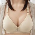 Breathing Lingerie Large Size Thin Style Non Style Ring Women Bras Sexy Breathable Comfortable Push Up And Seamless Adjustable Female Bra. 