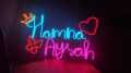 Gift for Him & Her - Couple Name Neon Sign Customized Gift - 10 Letter and Adapter -Best for Photography & studio lightning. 