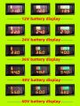 Battery Charge Level Indicator 12V 24V 36V 48V 60V Lithium Meter Tester Display LED Tester Voltmeter. 