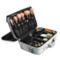 Professional Portable Marble Design Makeup Cosmetics Travel Makeup Artist Storage Bag With Compartment for Cosmetics Makeup Brushes Toiletry Travel Bag Organizer. 