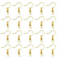 100 Pieces Golden Earring Hooks Base For Jewelry Making. 