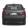 1 pcs 16 valve efi z gen twin cam engine sticker for corolla 2006 back screen(transperent). 
