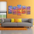 CuztomCraft 5 Blank Canvas 2(12x18) + 2(12x24) + 1(12x36) for Home Decoration and Painting. 