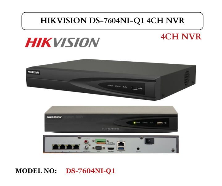 HIKVISION DS-7604N1-Q1 4CH NVR