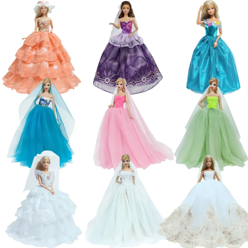 Long frock barbie doll hotsell