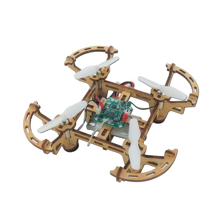 DIY STEM wooden drone quadcopter teaching Educational Science model